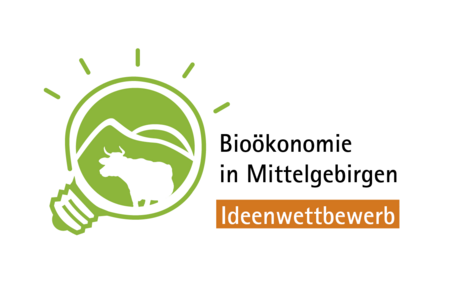 Logo des Ideenwettbewerbs - Bioökonomie in den Mittelgebirgen